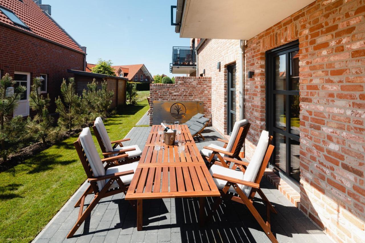 Kuesten Suite Sued - Seitliche Wasserlage, Terrasse, 70Qm Greetsiel Exteriör bild